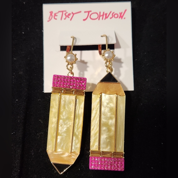 Betsey Johnson Jewelry - Betsey Johnson Pencil Earrings